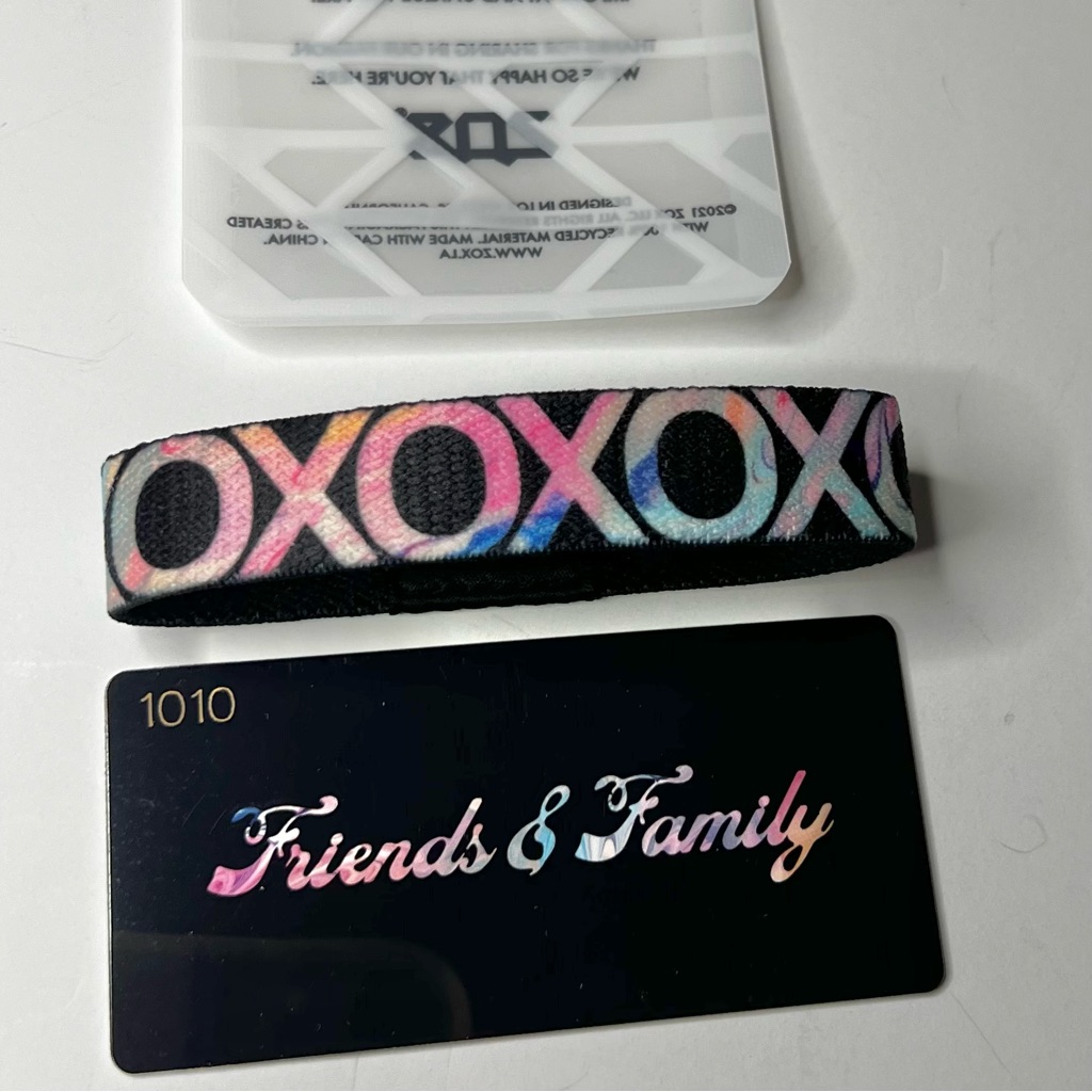 Zox Halcyon Friends Family Beautiful Multicolor Wristband 1010 Size Small New 25$